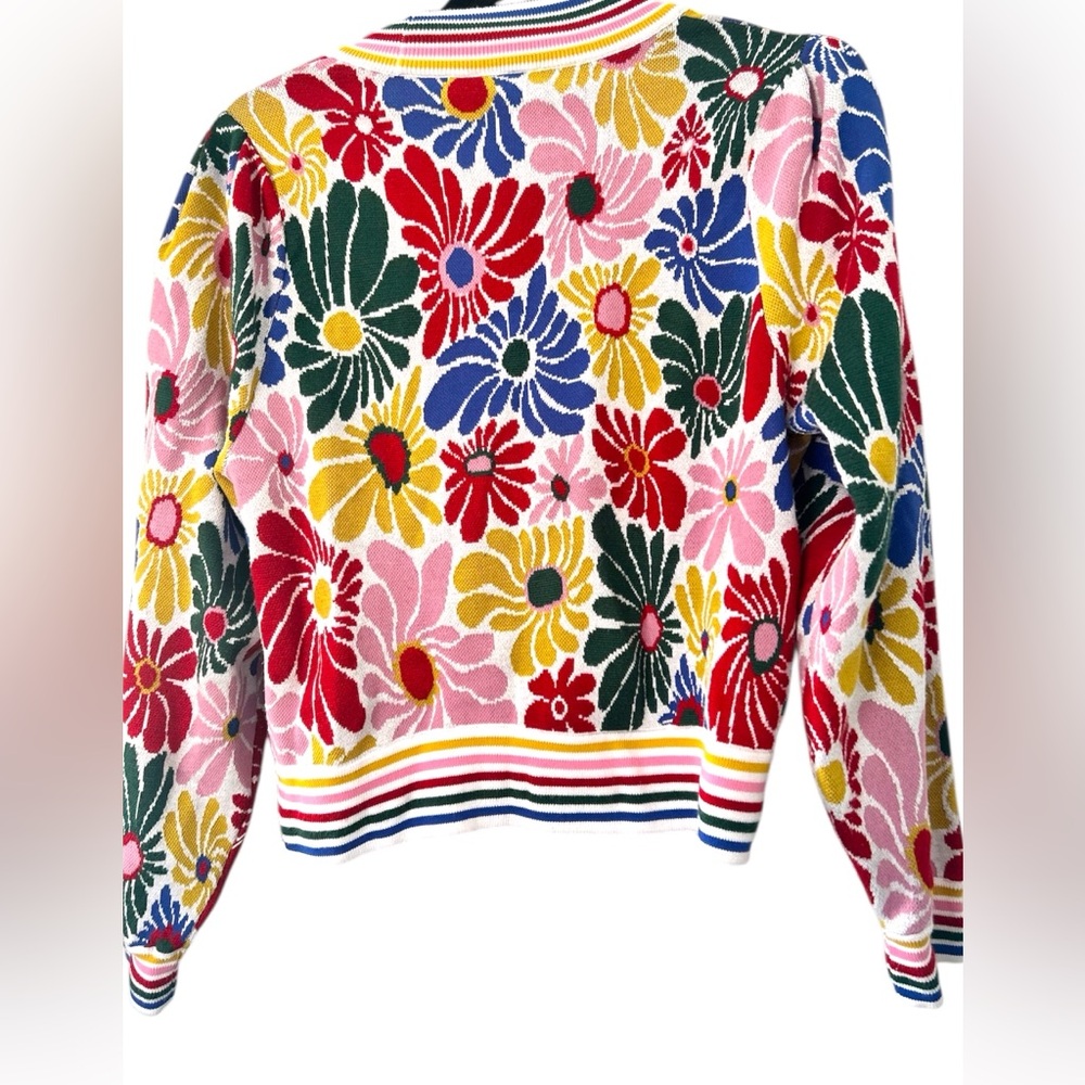 FARM Rio Multicolor Floral Sweater - Picture 6 of 7